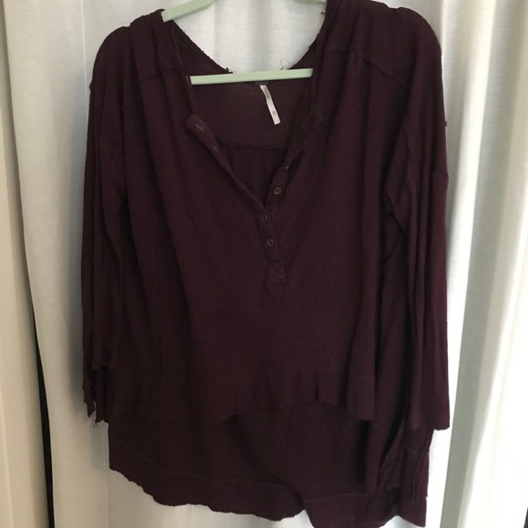 Free People Waffle Top - Picture 1 of 2
